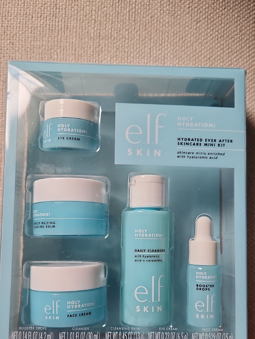 ELF Skin Holy Hydration! Mini Kit - Light Blue Skincare Set
